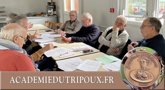 image vincent dubois des bodin's en spectacle au banquet annuel de l'académie du tripoux